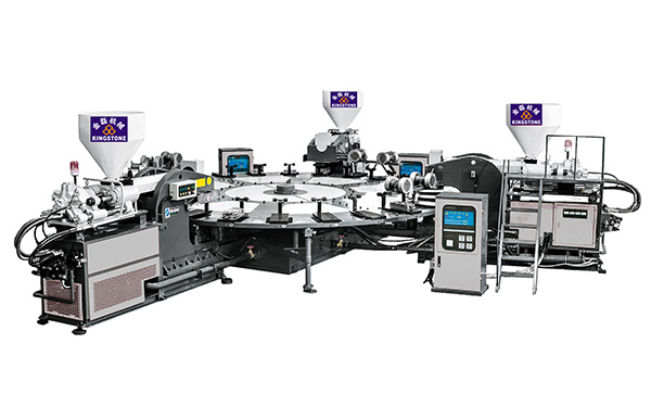 全自動(dòng)圓盤(pán)式三色PVC/TPR鞋底成型機(jī)JL-105-3C 全自動(dòng)圓盤(pán)式三色PVC/TPR鞋底成型機(jī)JL-105-3C